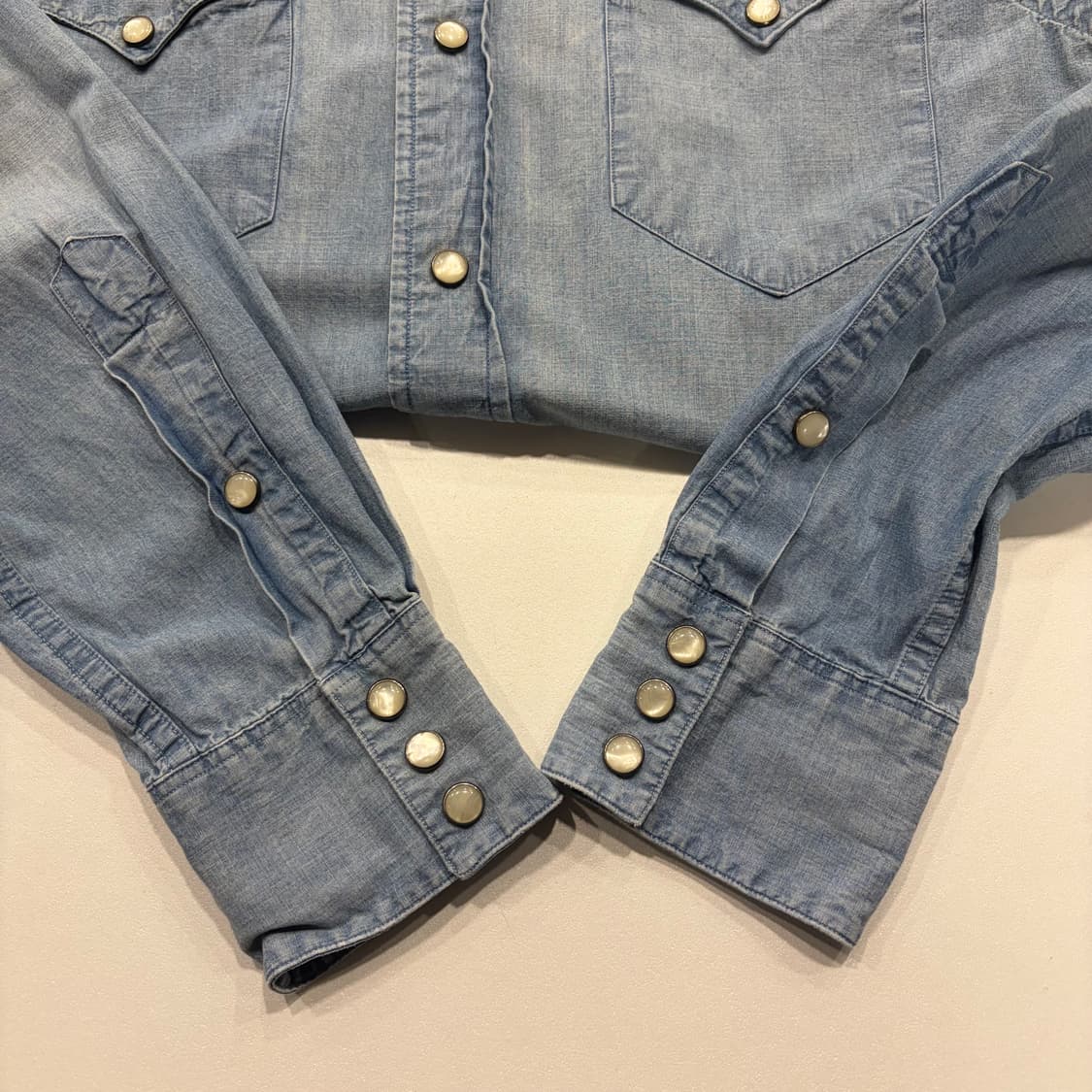 [S] 폴로 랄프로렌 웨스턴 데님 셔츠 남방 B515 상품이미지6