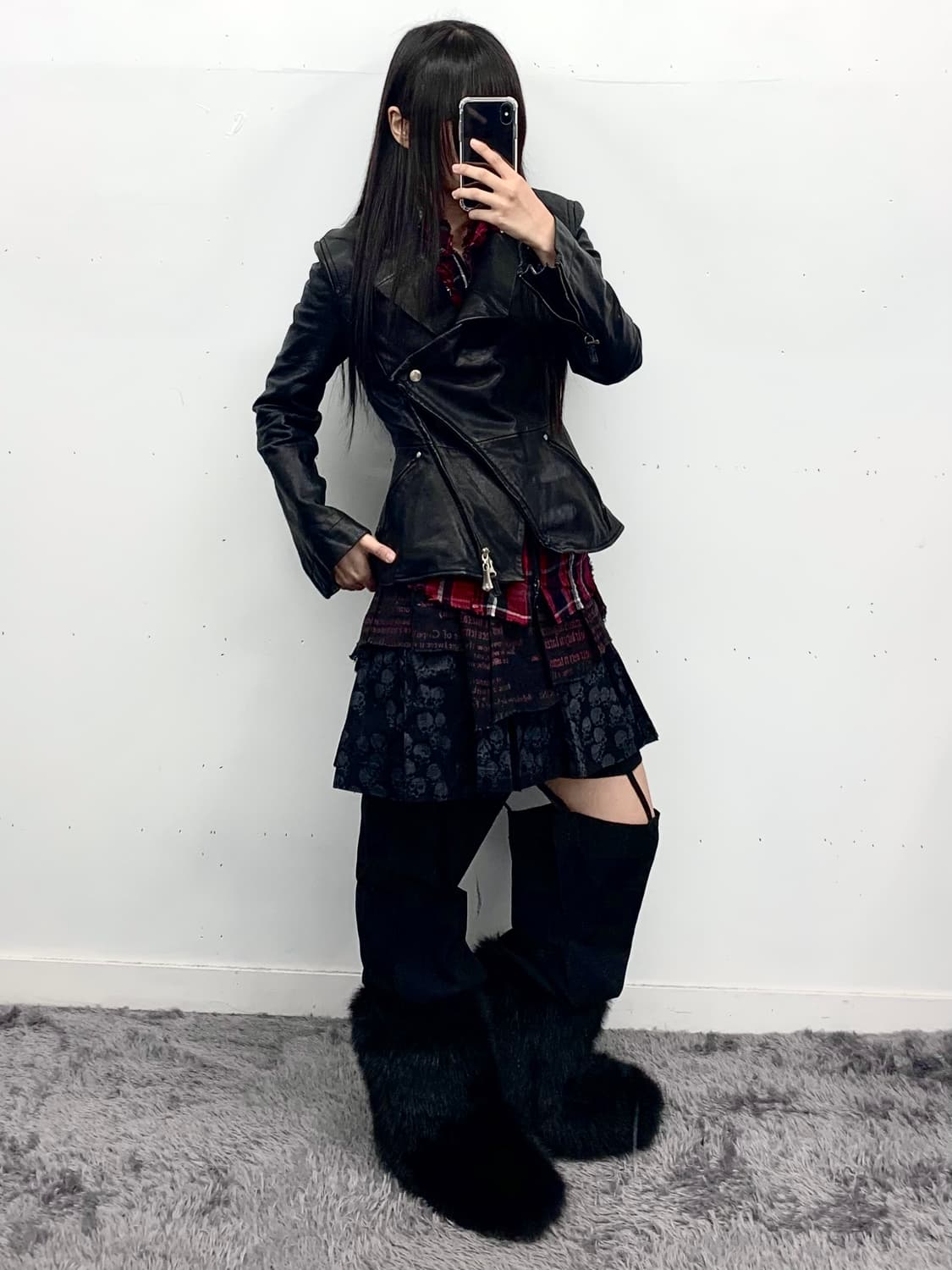 H.anarchy(by. H.Naoto) 펑크 랩스커트 상품이미지4