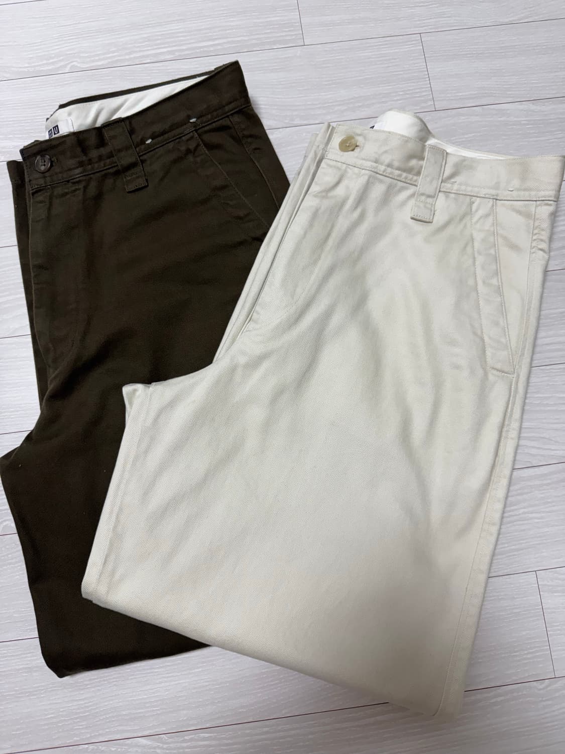 유니클로 U 와이드 치노팬츠 82 일괄판매 상품이미지1