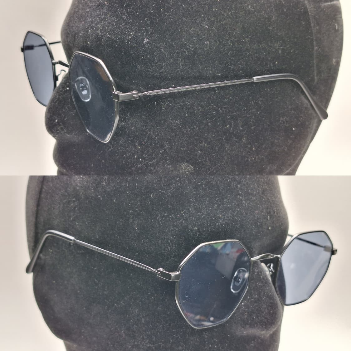 일본 수입 TY3551-1 37% 팔각형 선글라스 겸 안경/빈티지 레트로 상품이미지9