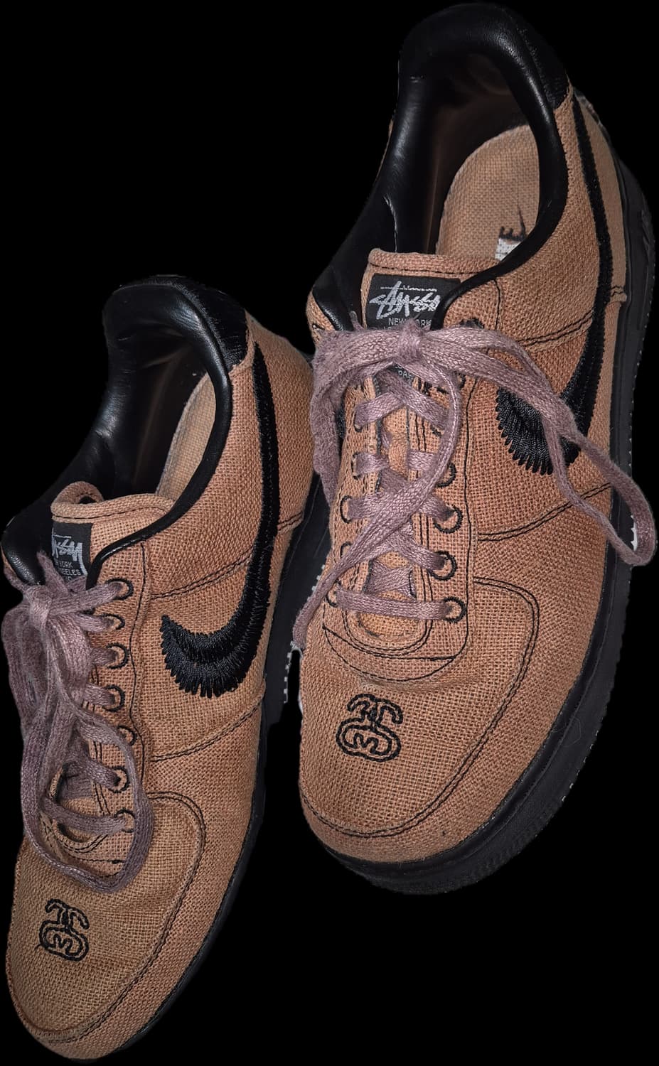 나이키 스투시 에어포스 트리플블랙 285 상품이미지2