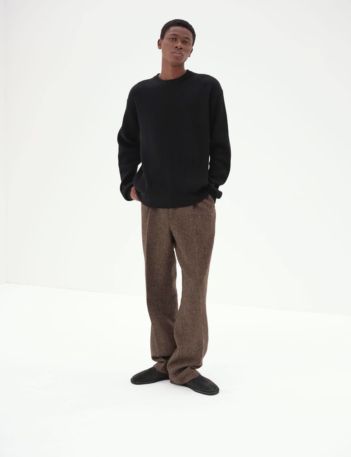 24fw 오라리 라마 셰틀랜드 울트위드 슬랙스 팬츠 5 상품이미지5