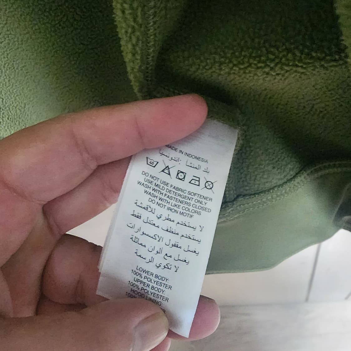 아디다스 블랙/카키 후드집업 100 상품이미지6
