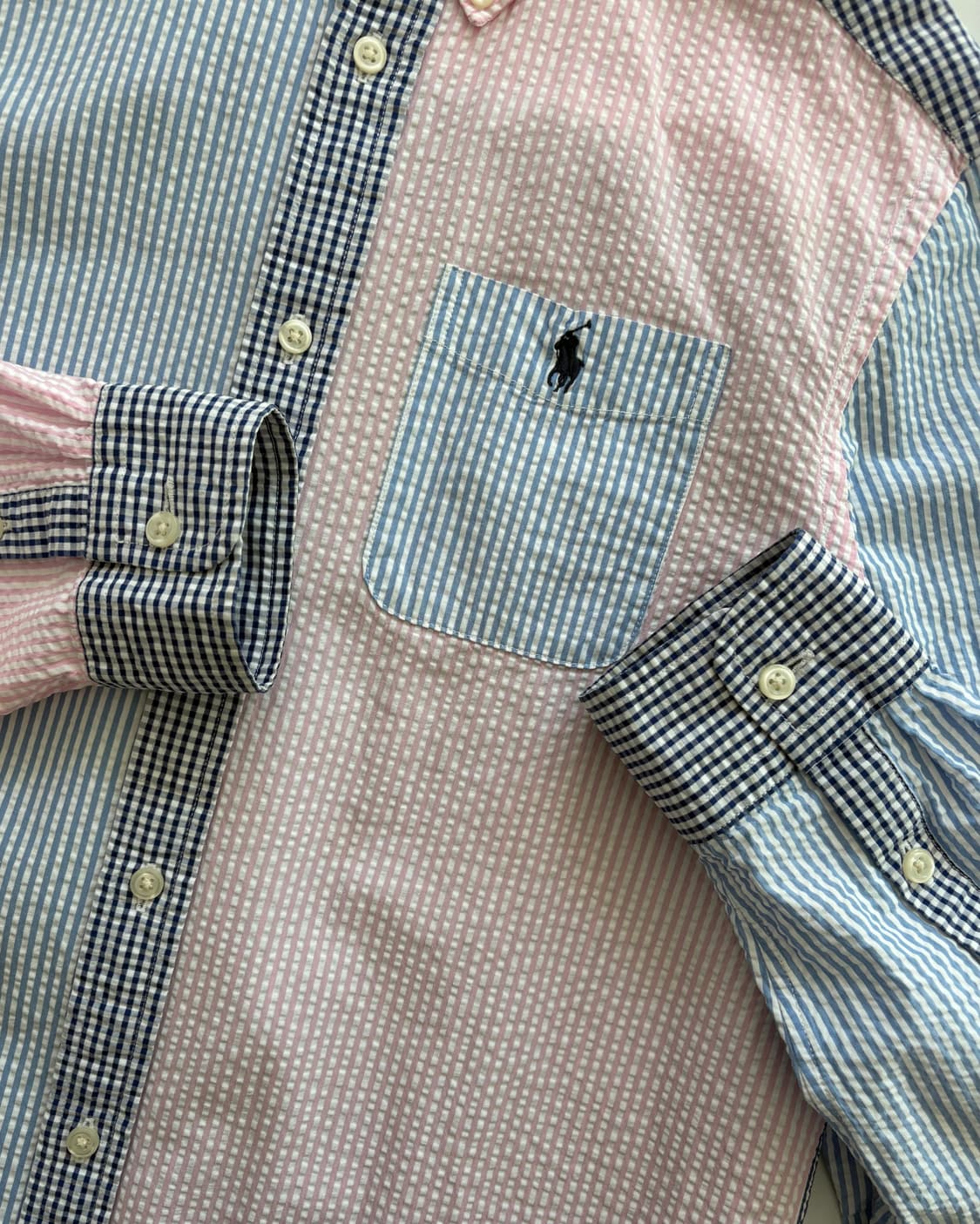 Polo 폴로랄프로렌 시어서커 셔츠 상품이미지2