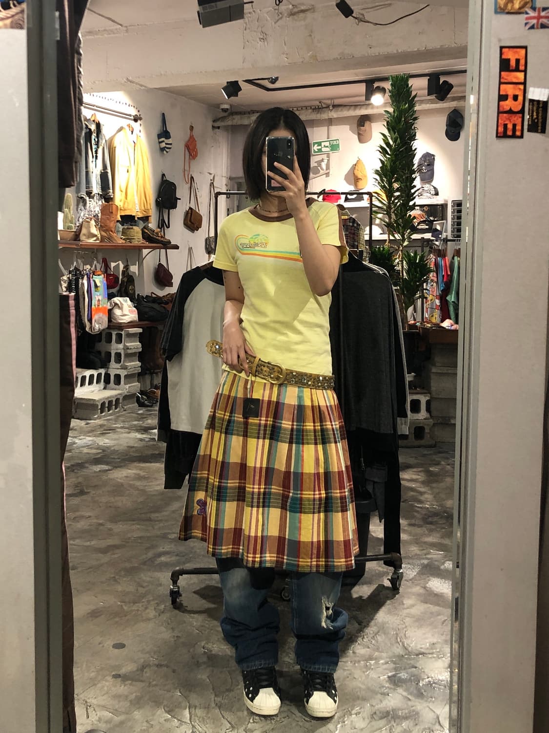 [2213] Billabong yellow sleeve t-shirt 상품이미지1