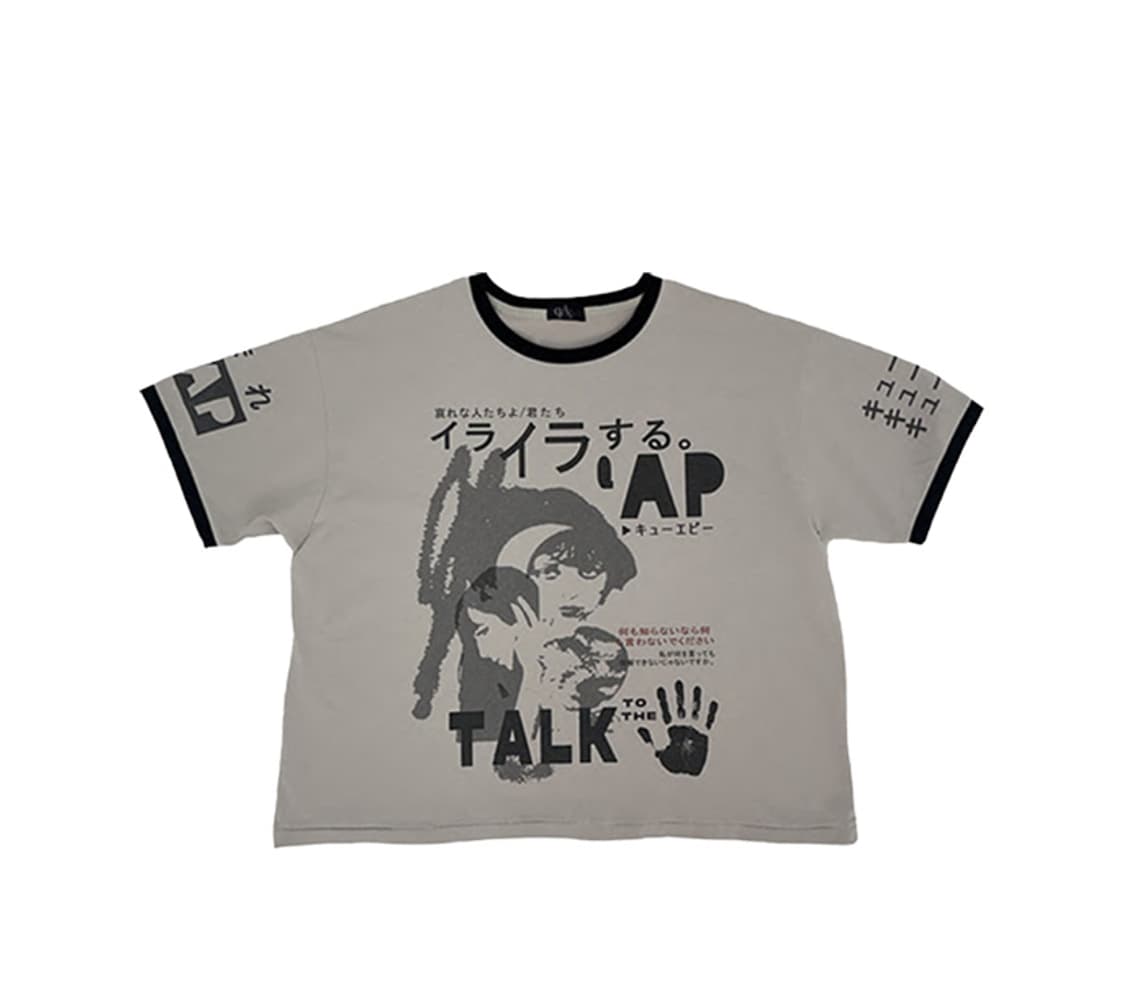 Qap 빈티지 티셔츠 피그 상품이미지1