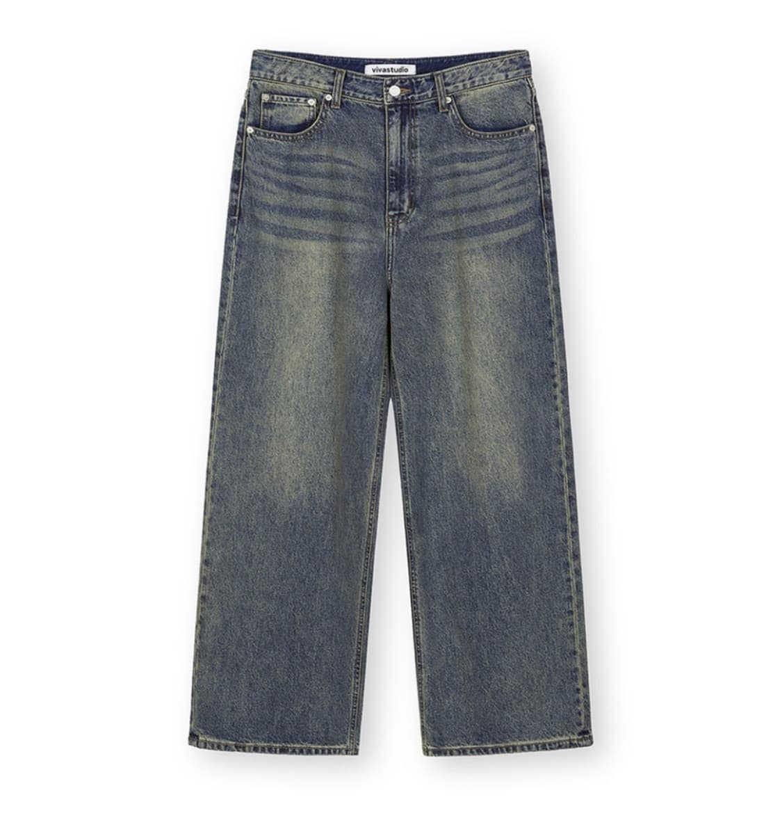비바스튜디오 와이드데님팬츠 M WIDE DENIM PANTS [BLUE] 상품이미지1