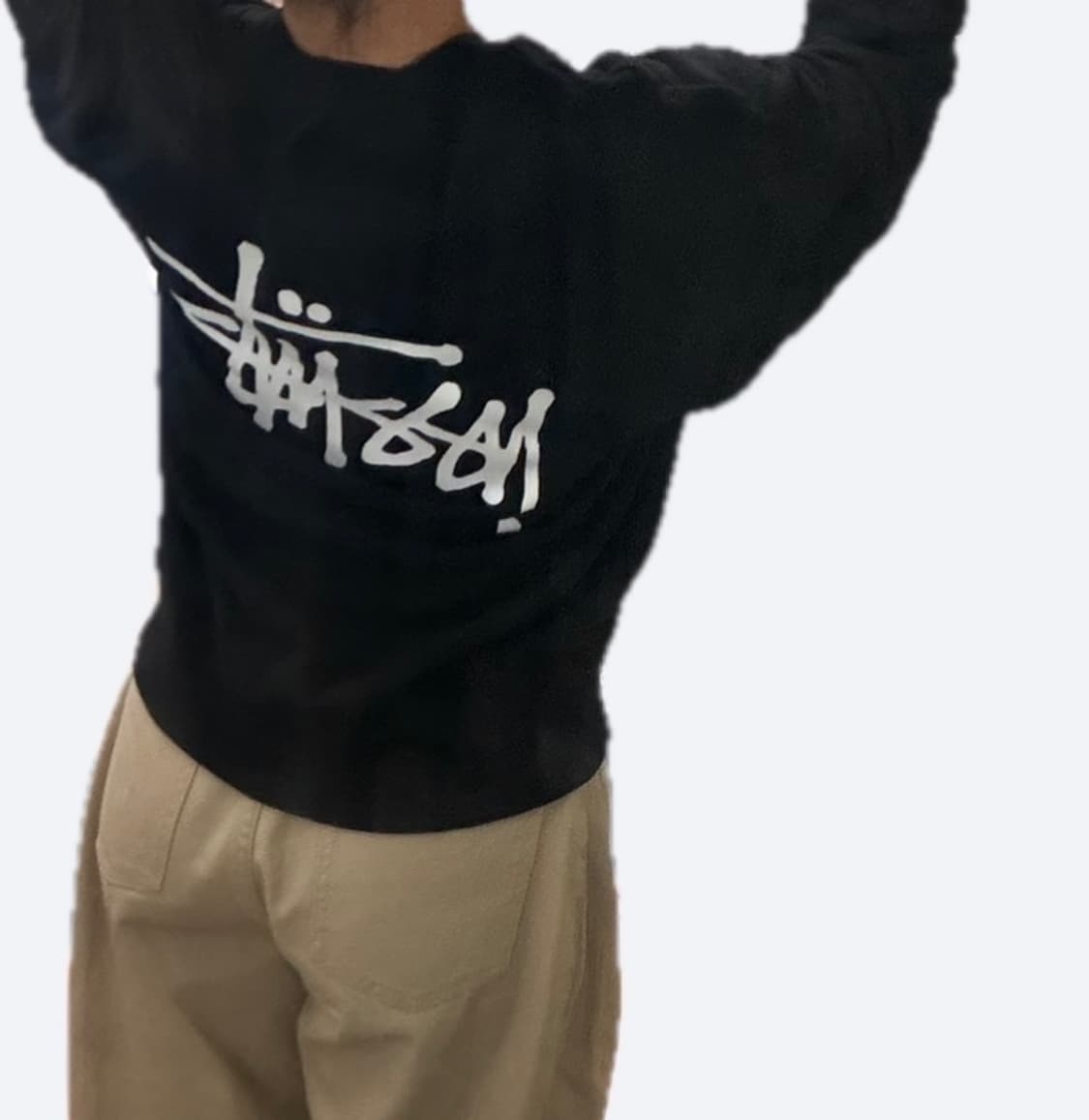 🖤스투시 베이직 크루넥 블랙 맨투맨🖤 상품이미지1