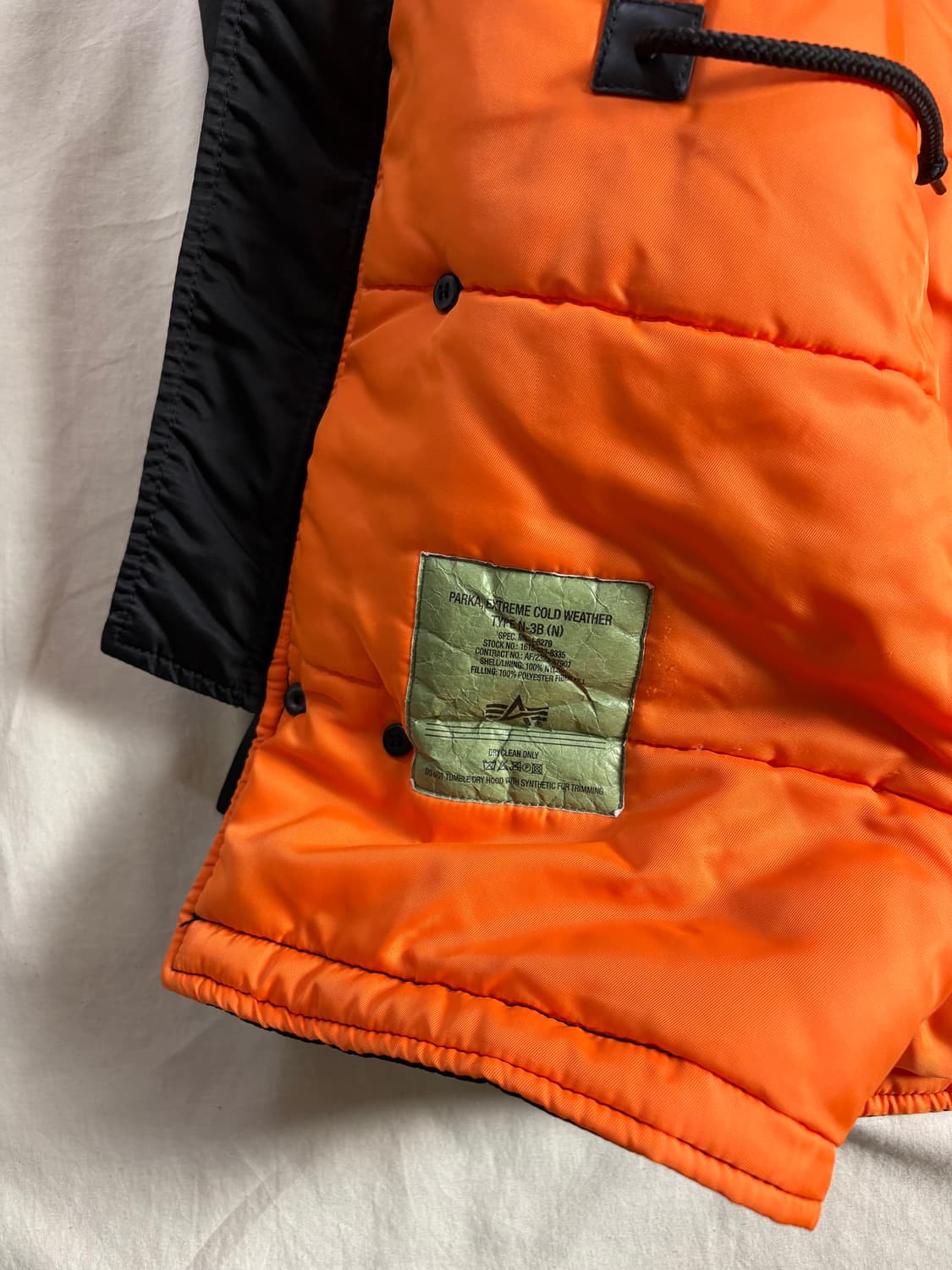 Alpha Industries 알파인더스트리 n3b 파카 L 상품이미지7