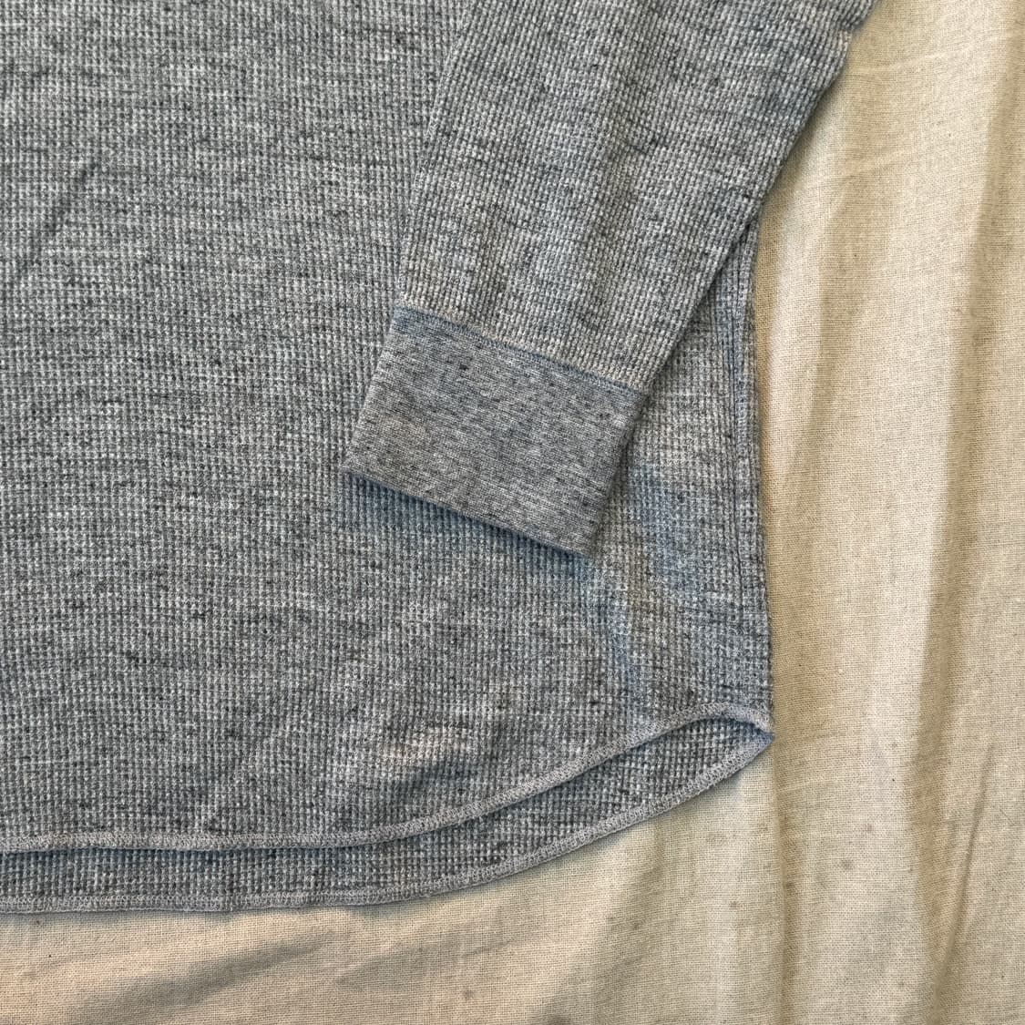 유니클로 와플 헨리넥 롱슬리브 XL 상품이미지4