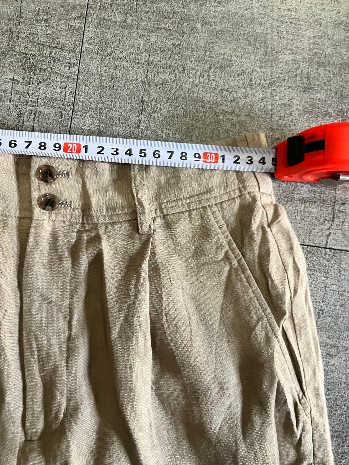 일본빈티지 Slobe 하구미모리걸 달천깔페어리 투버튼 8부팬츠 상품이미지2