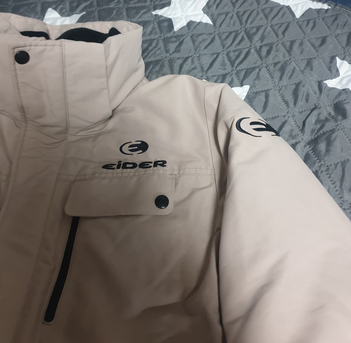 아이더 덕다운 패딩자켓 베이지 (M) 상품이미지2