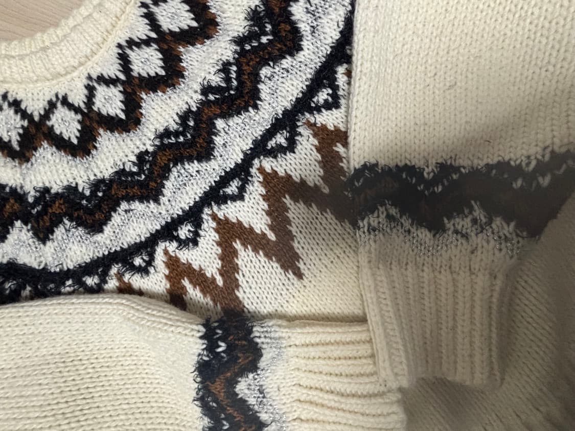 빈티지 노르딕 니트 상품이미지2