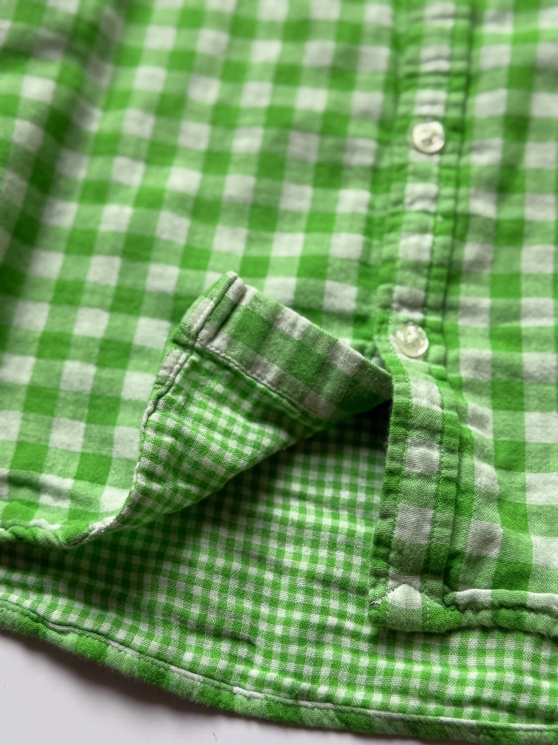 POLO RALPH LAUREN Green Check Shirt 0362 상품이미지5