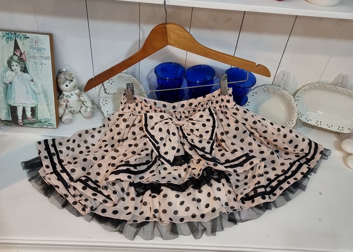 Tralala트랄라라치마 도트 캉캉 튤 미니 스커트 상품이미지1