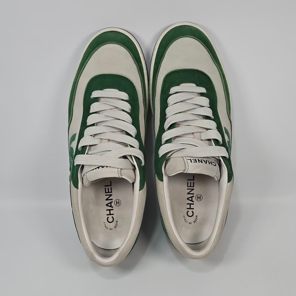 샤넬 CC 로고 그린 스웨이드 스니커즈 ( 280 ) 상품이미지6
