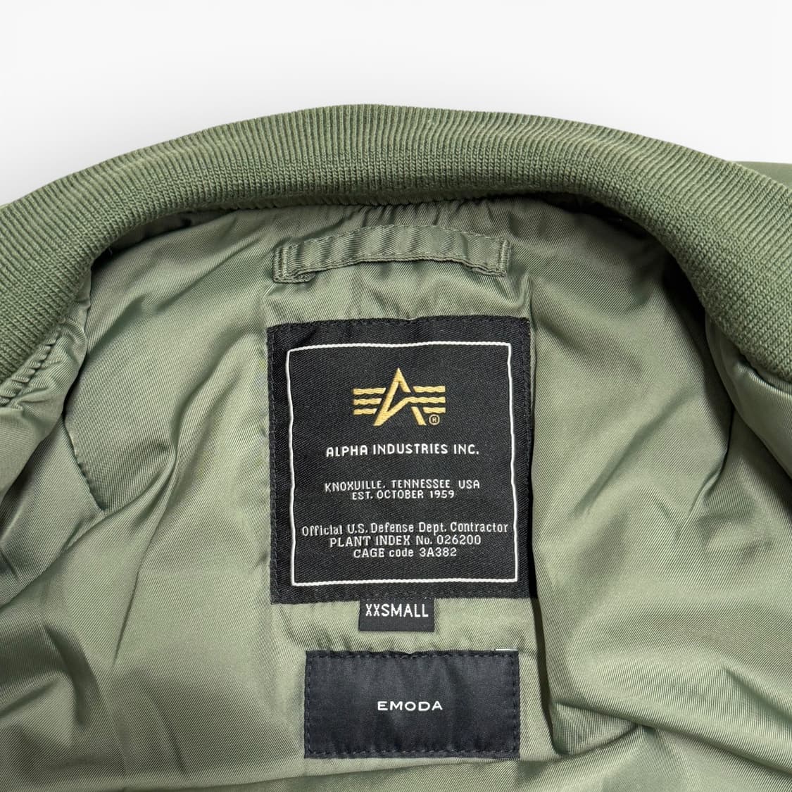 알파 x EMODA MA-1 플라이트 자켓, xxs  상품이미지4