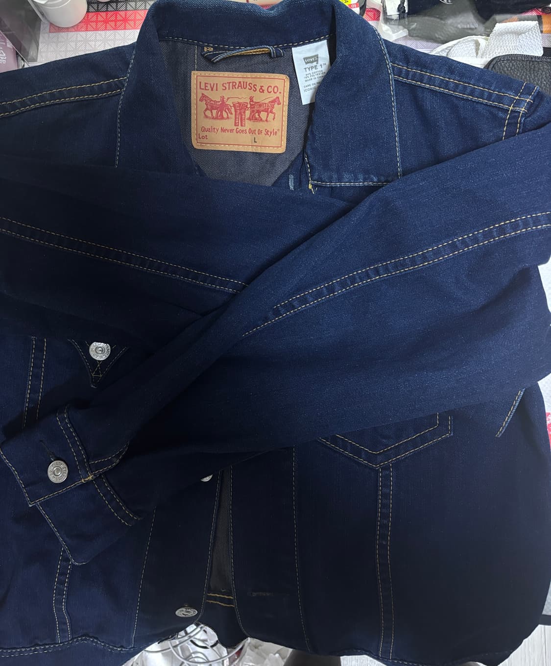 00년 리바이스 타입1 데님자켓 L 상품이미지6