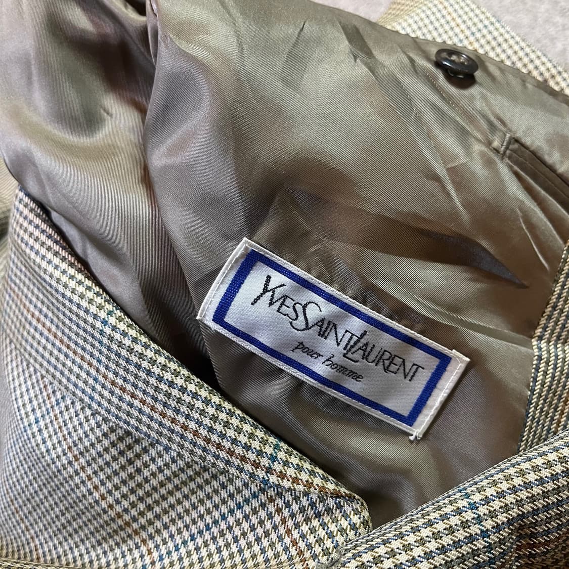 YSL 입생로랑 하운드 체크 블레이저 자켓 상품이미지3