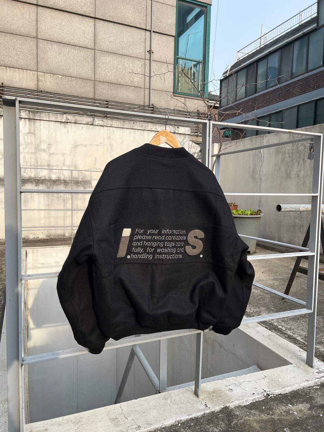 80’s Issey Miyake 이세이 미야케 울 붐버 자켓 상품이미지3