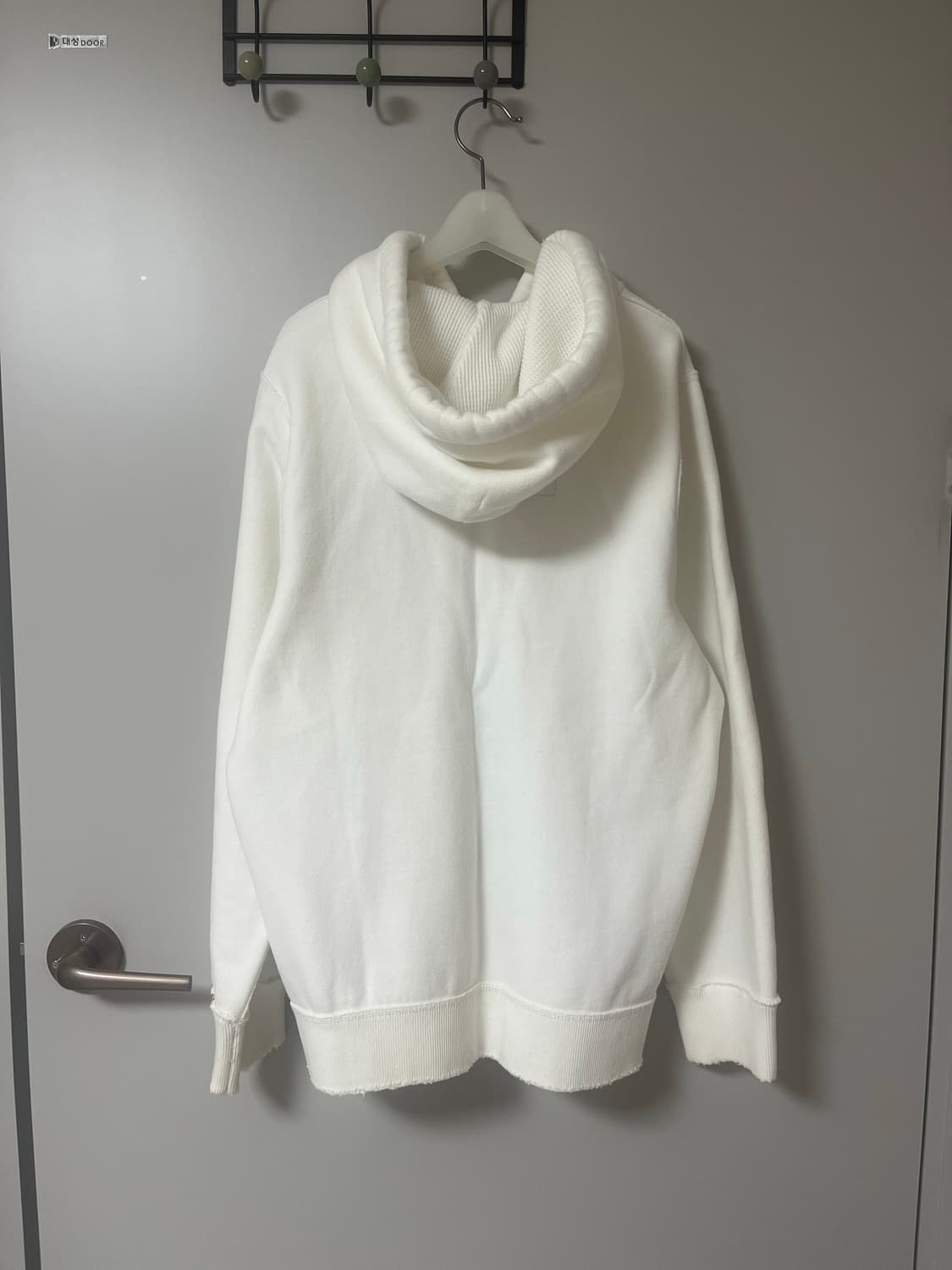 아베크롬비 화이트 기모 후드 집업 상품이미지2