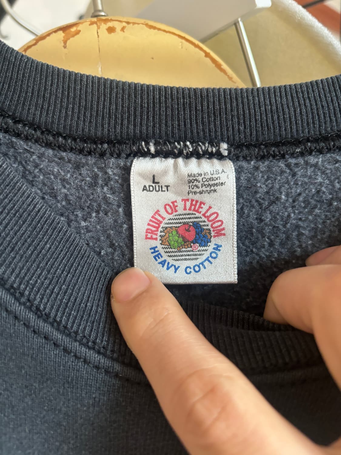 프룻오브더룸 스웻셔츠 L 상품이미지2