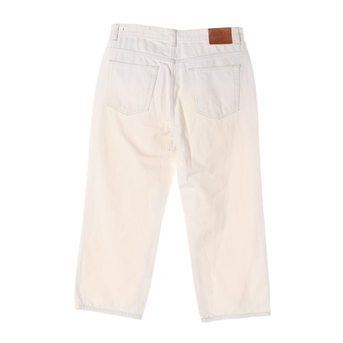 리넥츠 테일러드 레귤러 데님 팬츠 크림 4 상품이미지2