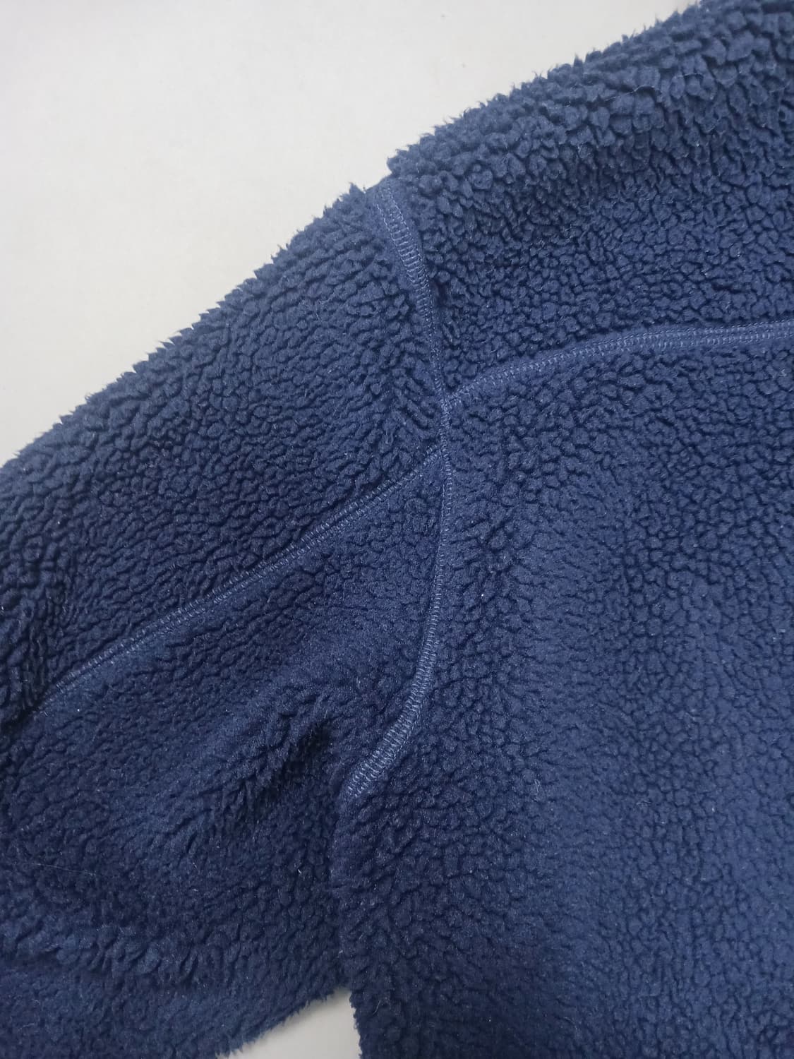 [L] 유니클로 X JW앤더슨 플리스 풀집업 블루종 네이비 상품이미지8