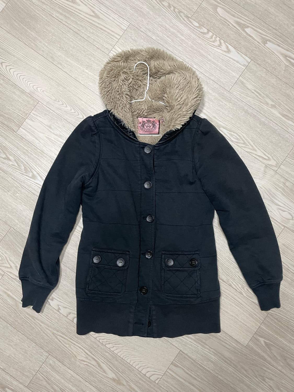 Juicy Couture y2k 핑크 라벨 빈티지 퀼팅 자켓  상품이미지1