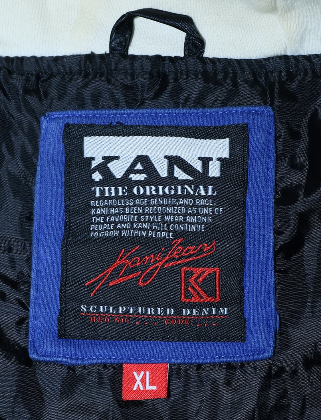 Karl Kani 빈티지 베이스볼 스트라이프 후드 집업 자켓 상품이미지10