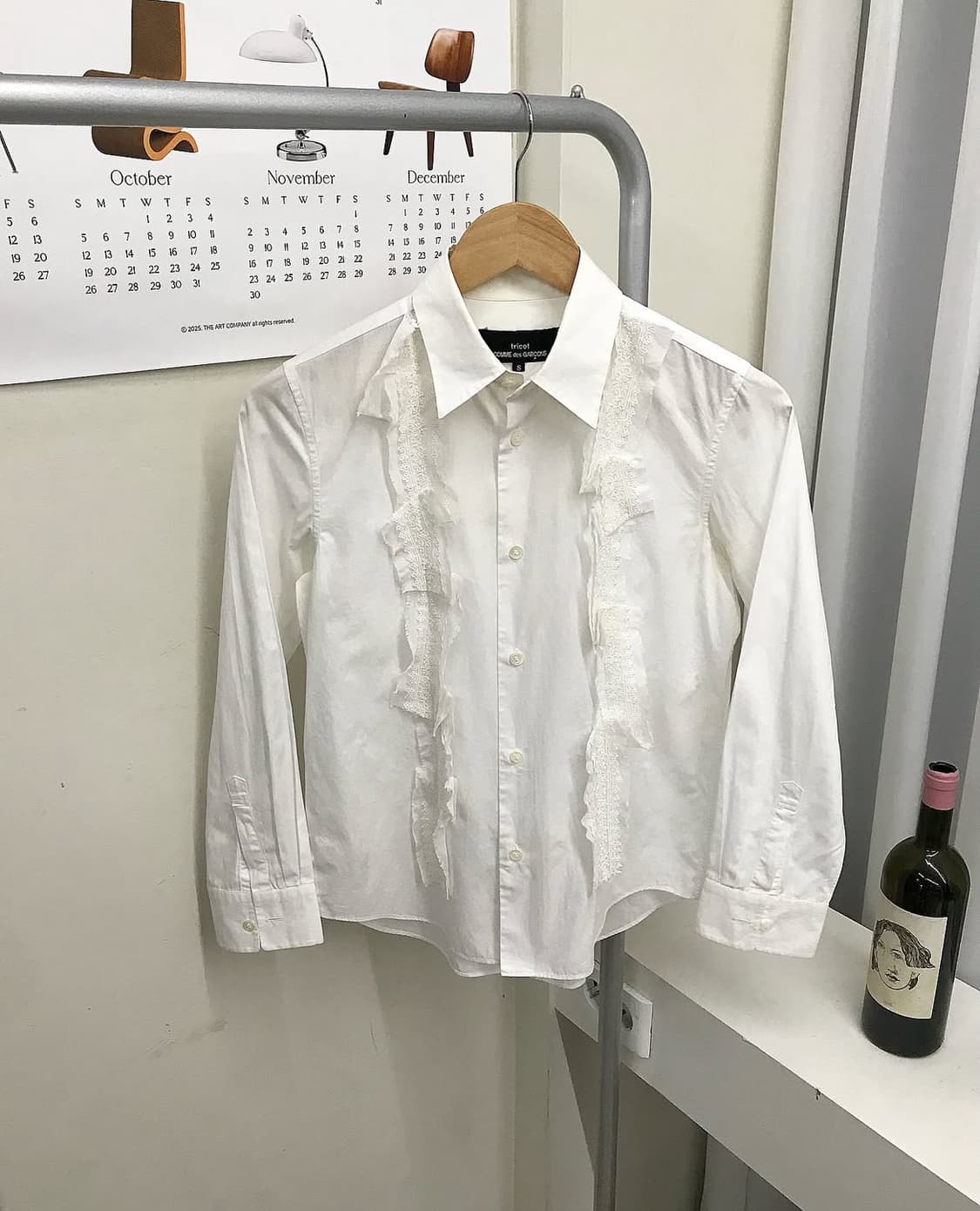 꼼데가르송 트리콧 러플 셔츠 상품이미지1