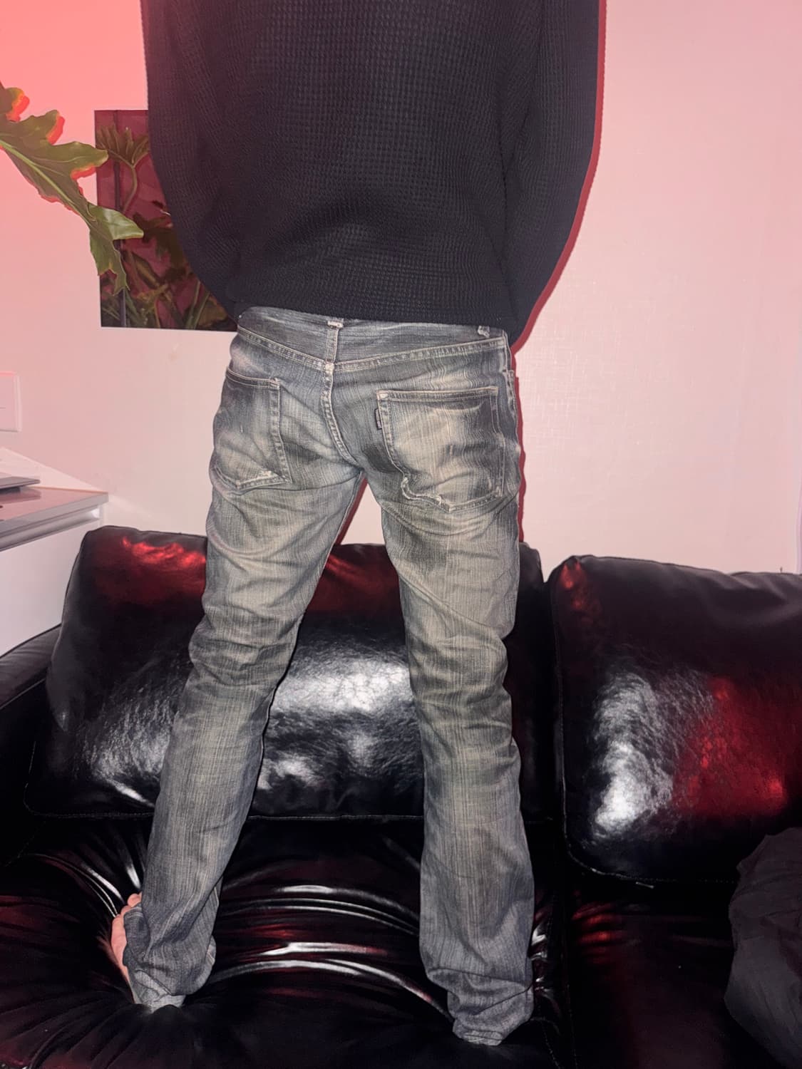 Tornado Mart stretch washed denim pants 상품이미지1