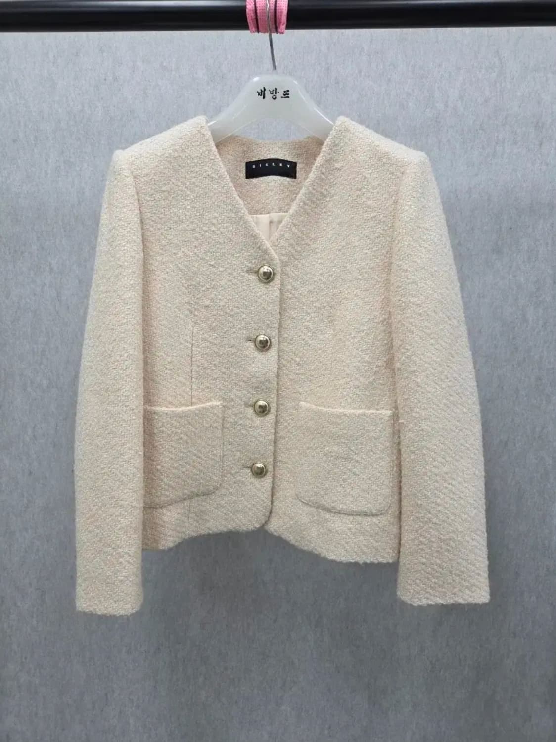여성 90 시슬리 트위드 자켓 상품이미지1