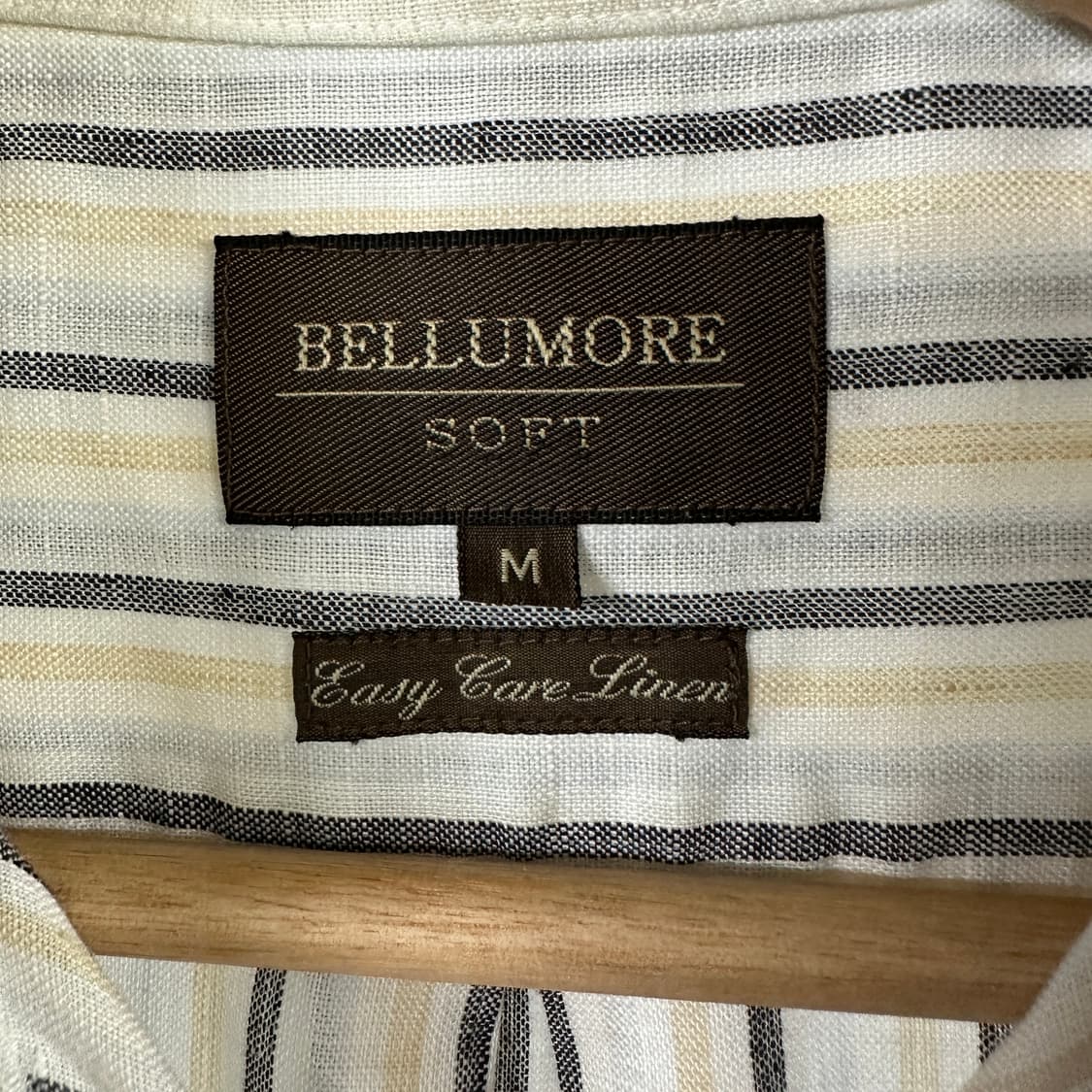 Bellumore 스트라이프 린넨 셔츠 상품이미지3