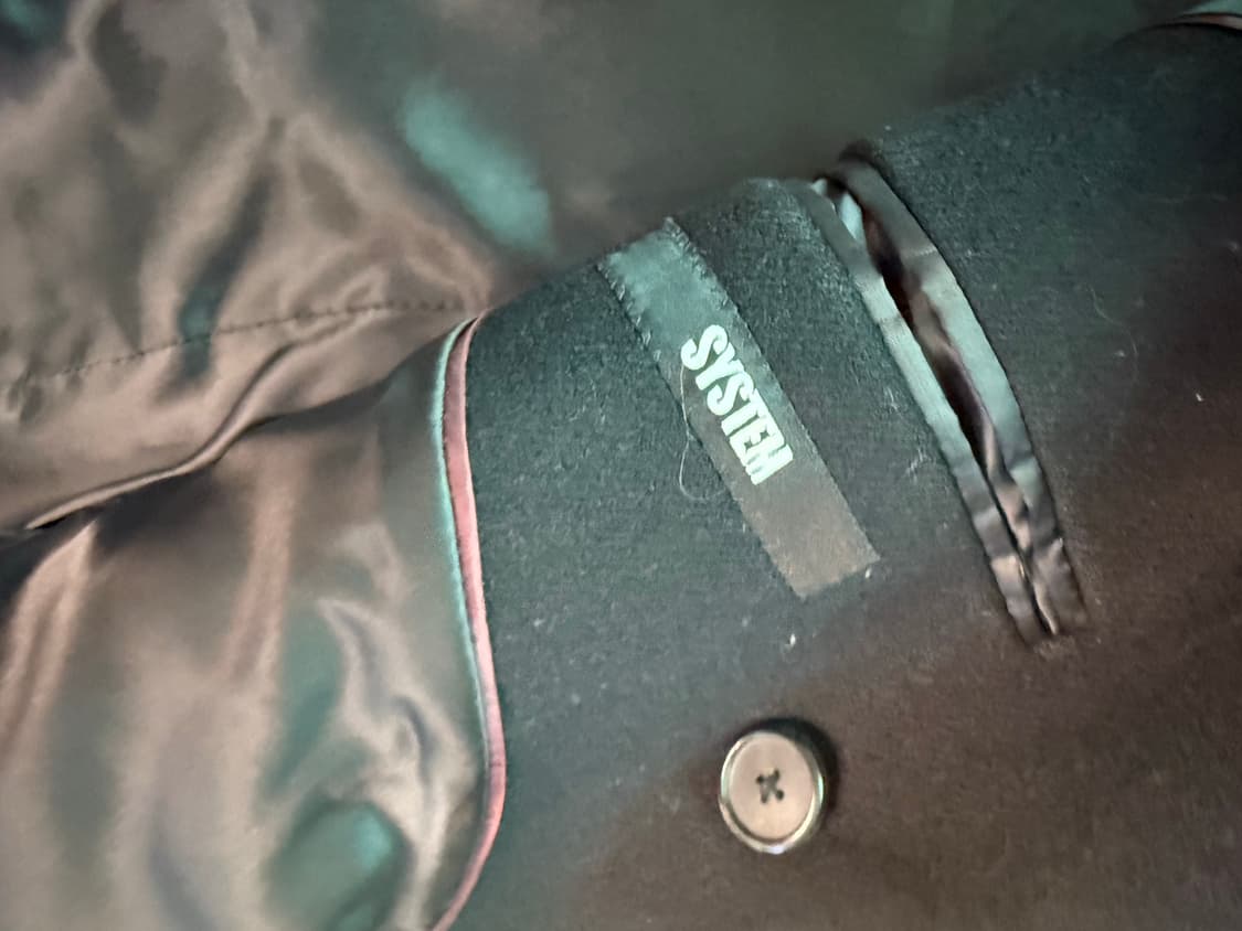 시스템 옴므  더블버튼 코트  100사이즈  상품이미지6