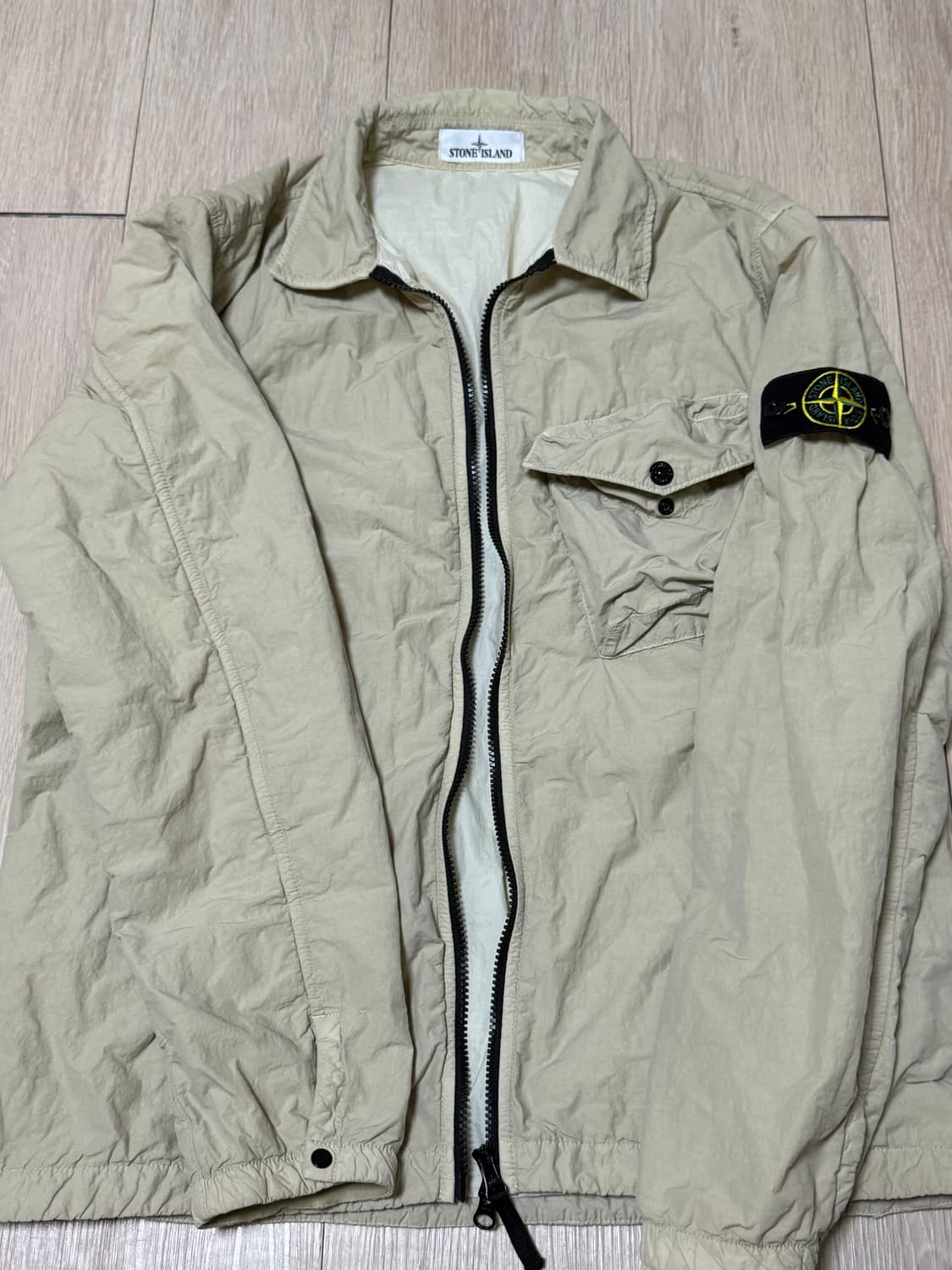 스톤아일랜드 나슬란 오버셔츠 에크루 L사이즈 상품이미지1