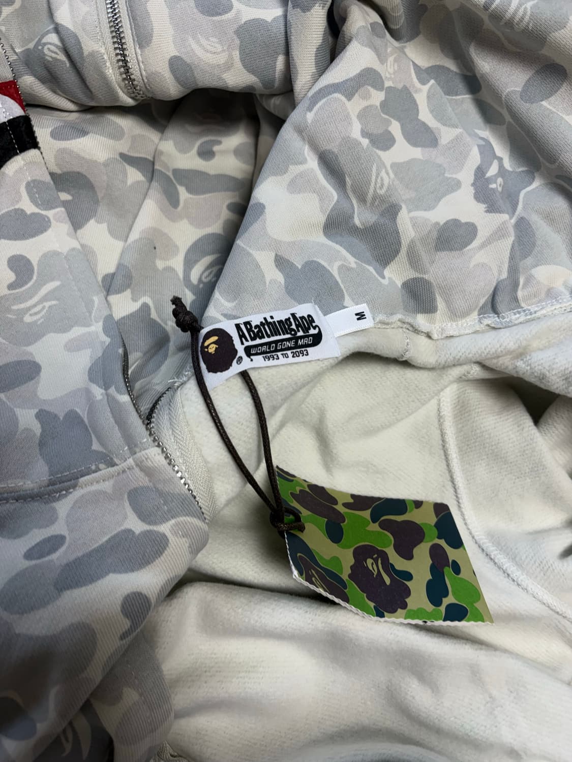 베이프 샤크후드 백계 새상품 상품이미지5