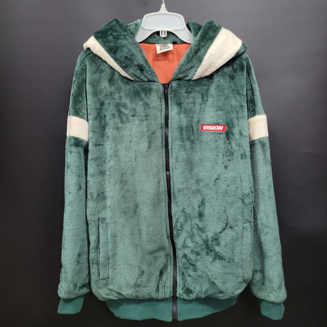 VISION STREET WEAR 후리스 후드 집업 자켓  상품이미지1