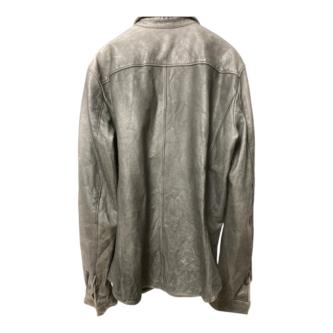 Carpe diem washable leather shirt 상품이미지2