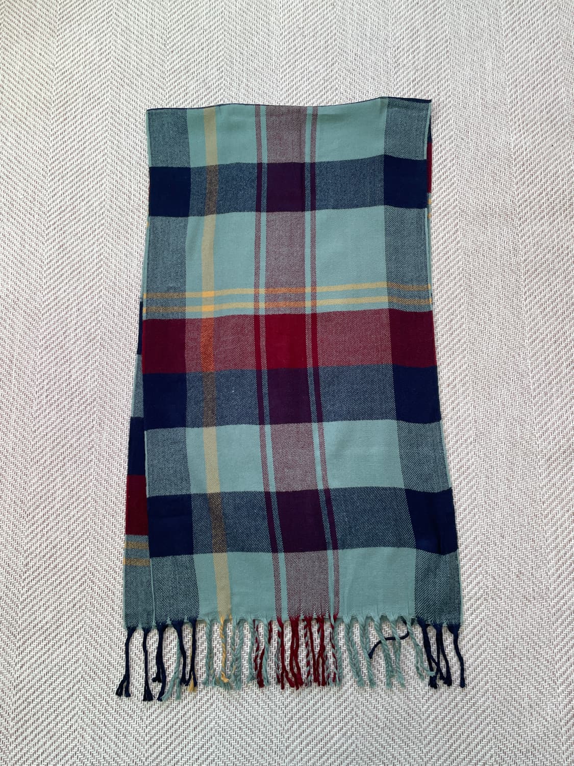 빈티지 멀티 체크 머플러  J03930 상품이미지1