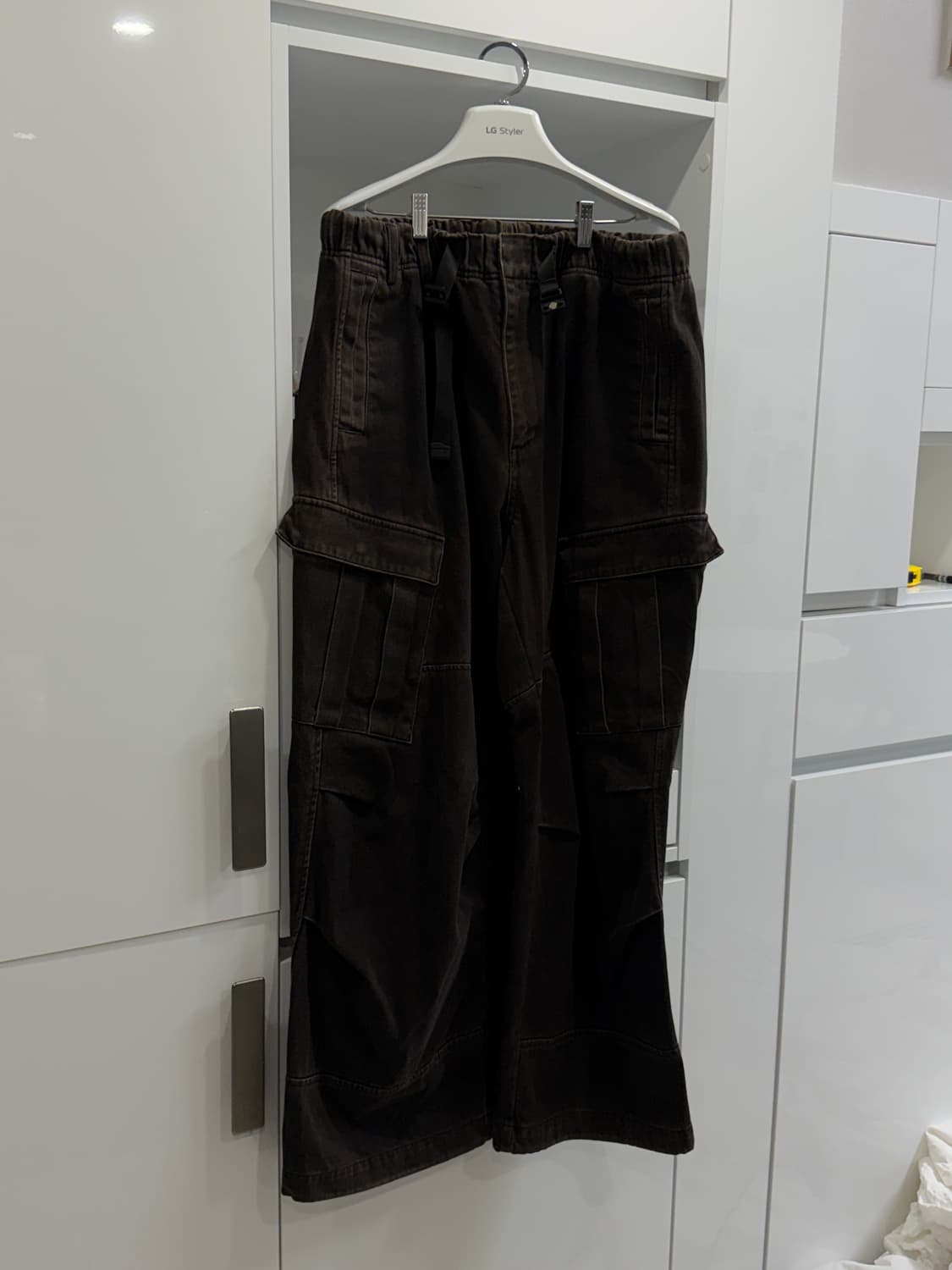 해칭룸 밀팬츠 워시드블랙 4사이즈 상품이미지2