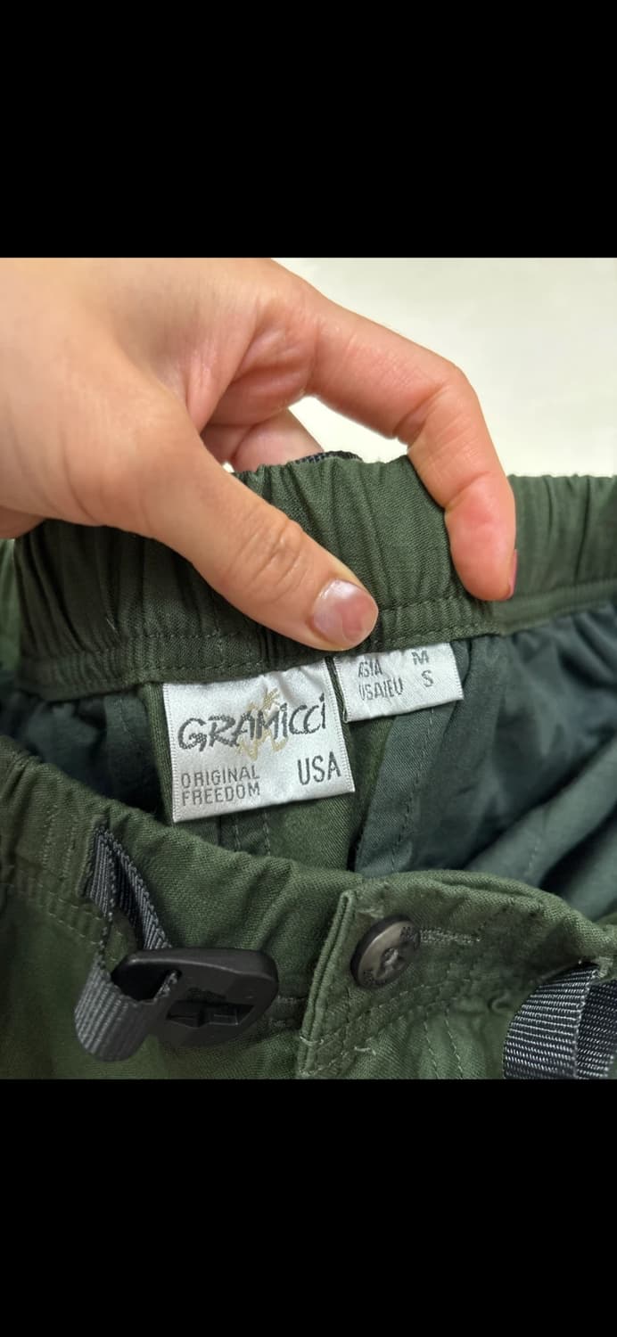 그라미치 백새틴 루즈 테이퍼드 팬츠 상품이미지3