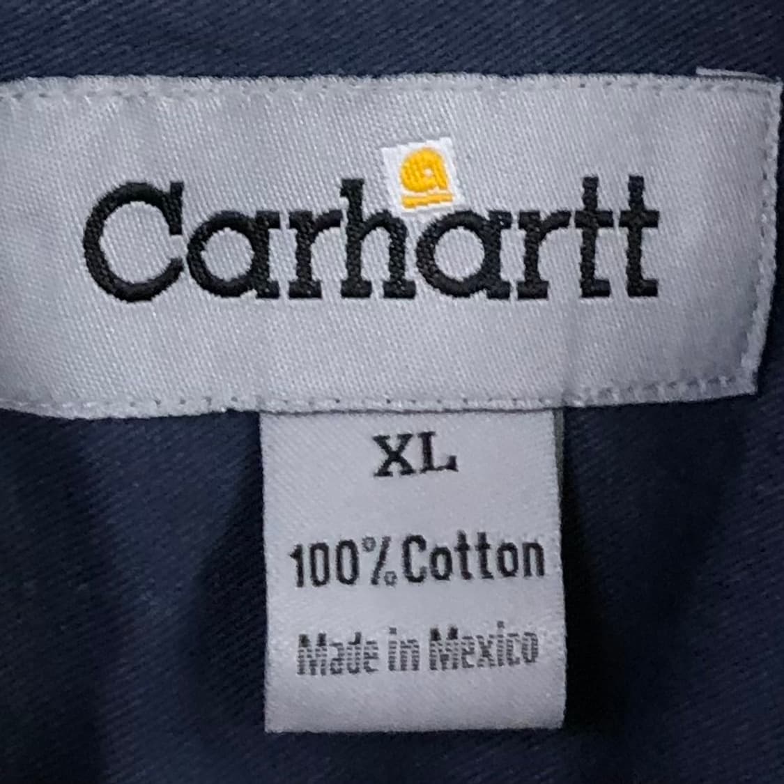 Xxl 칼하트 네이비 워크 셔츠 상품이미지3