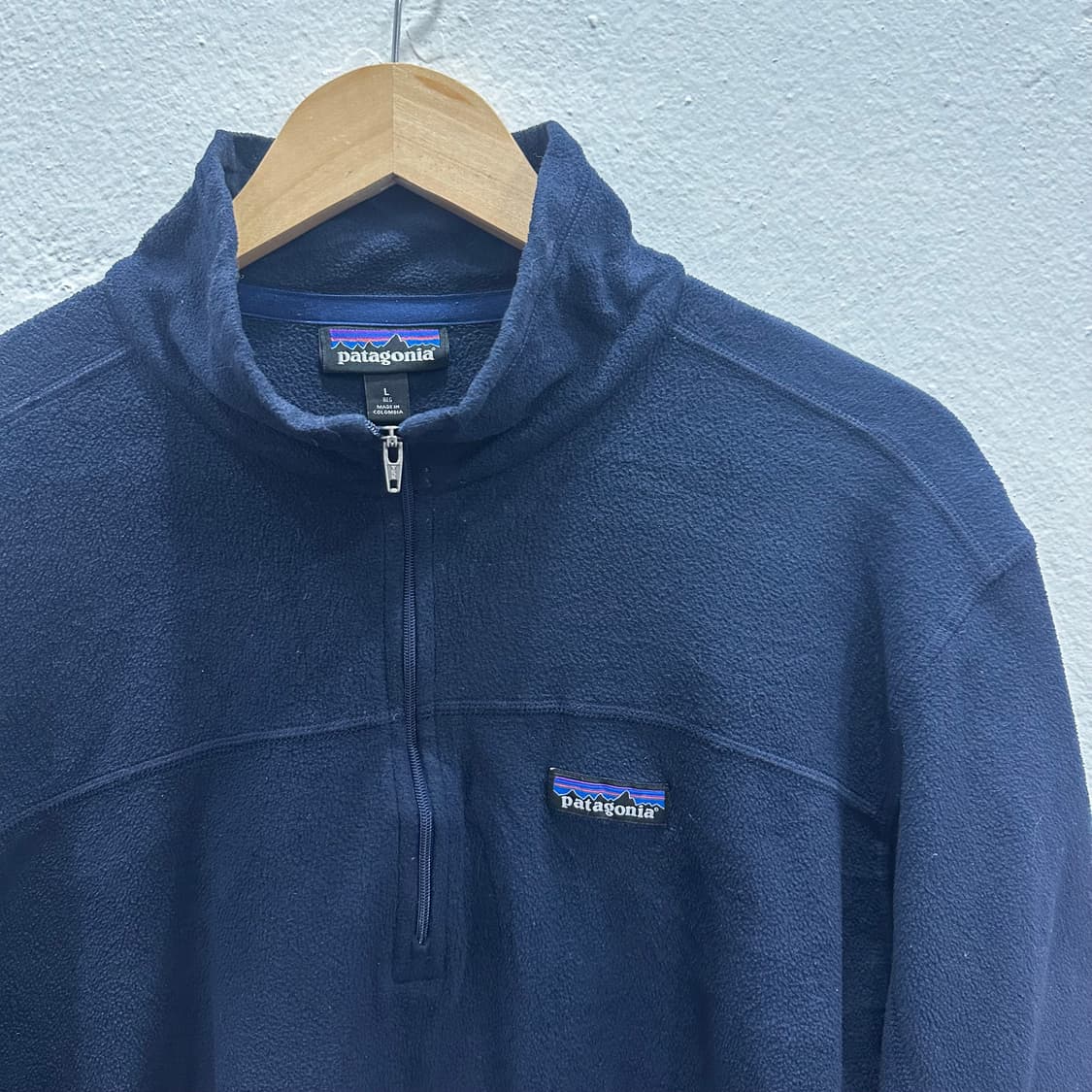 파타고니아 네이비 하프 플리스 풀오버L 상품이미지3