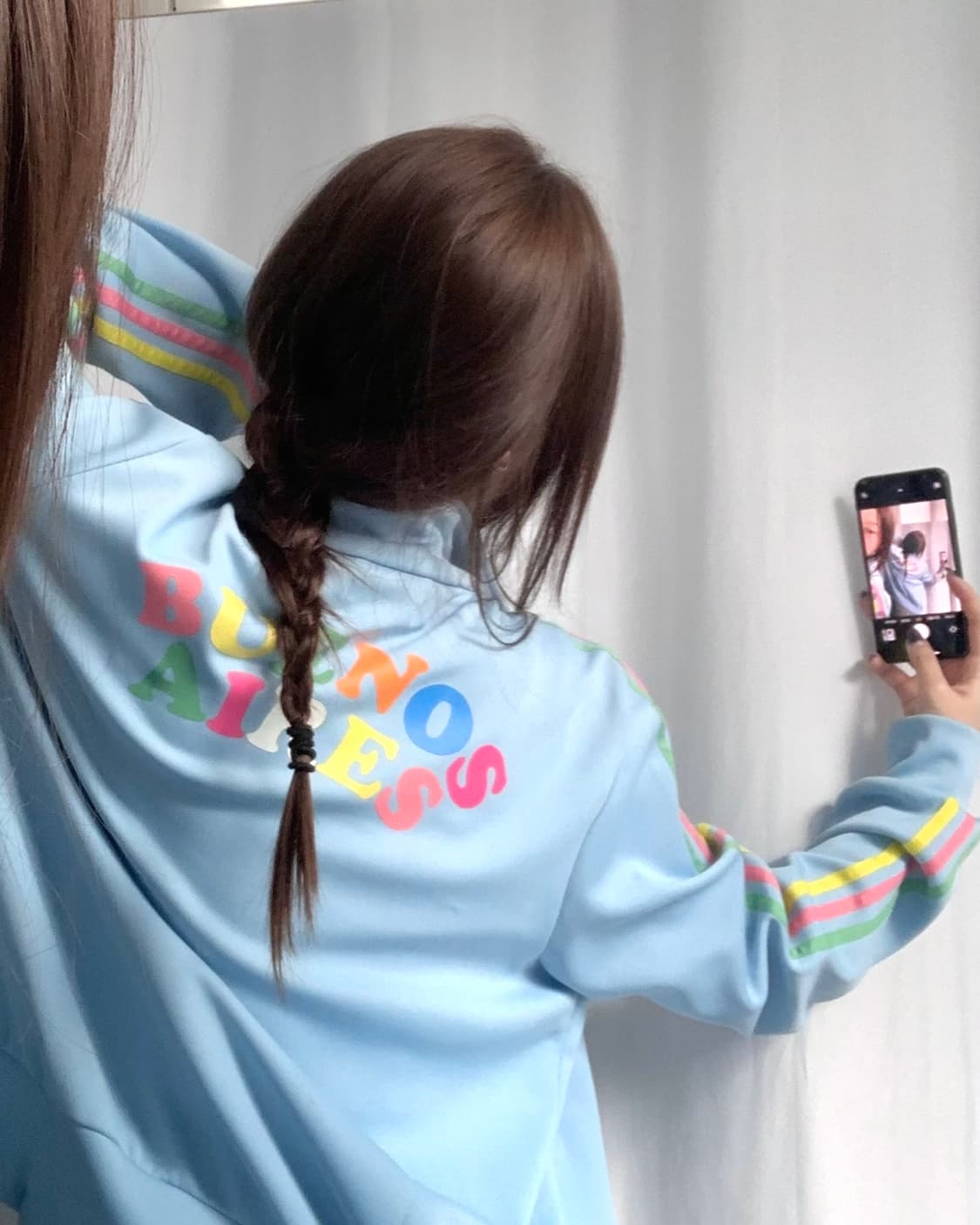 Adidas 아디다스 부에노스아이레스 스카이블루 레인보우 트랙탑 상품이미지10