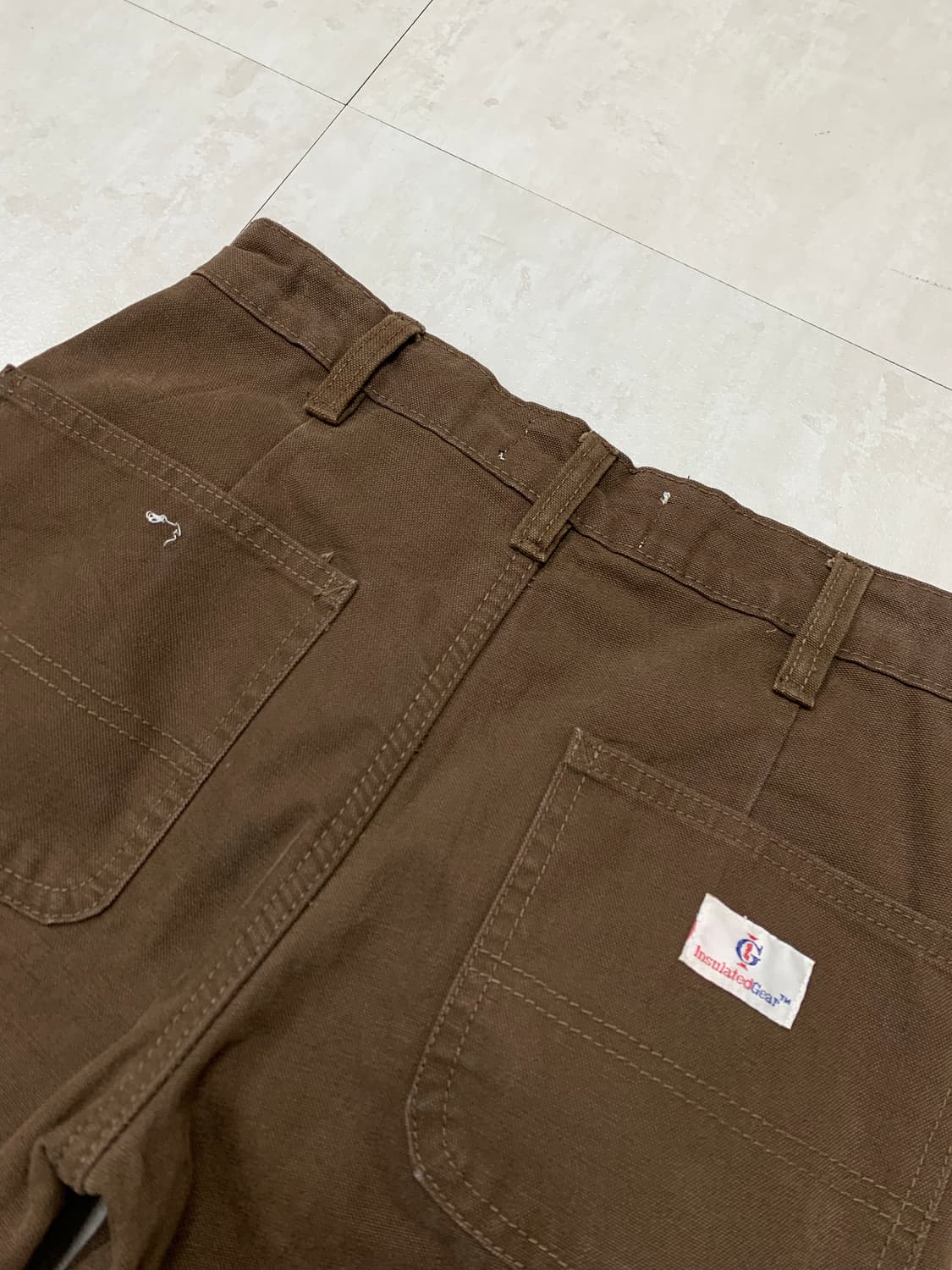 Insulated gear 브라운 스트레이트 팬츠 #104 상품이미지8