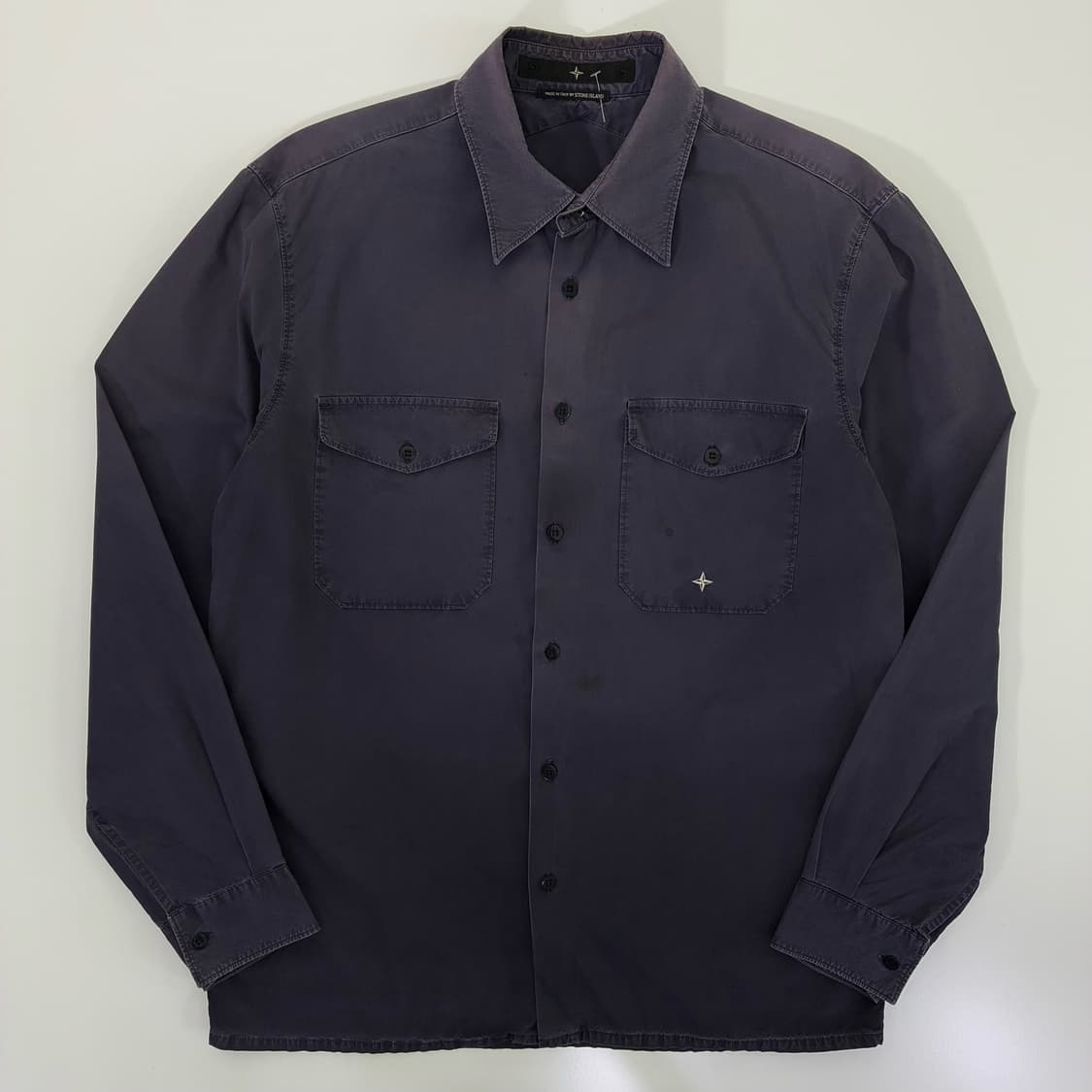 Stone island  스톤 아일랜드 90,s og 다이워시드 셔츠 상품이미지1