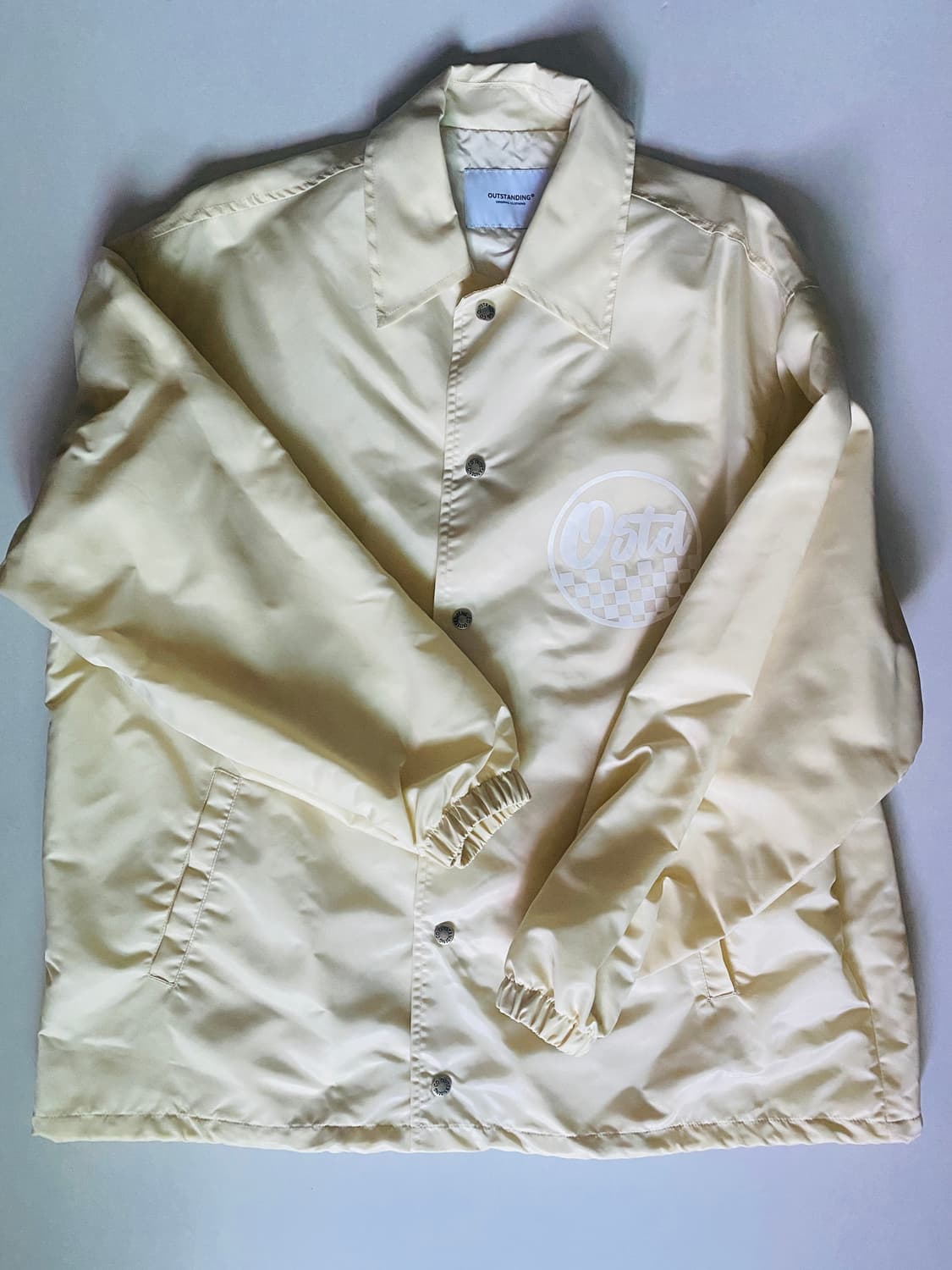 아웃스탠딩 코치자켓 아이보리 상품이미지4