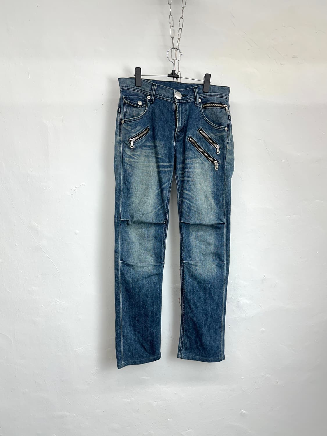 Lee Back Strap Zip Detail Vintage Denim 상품이미지4