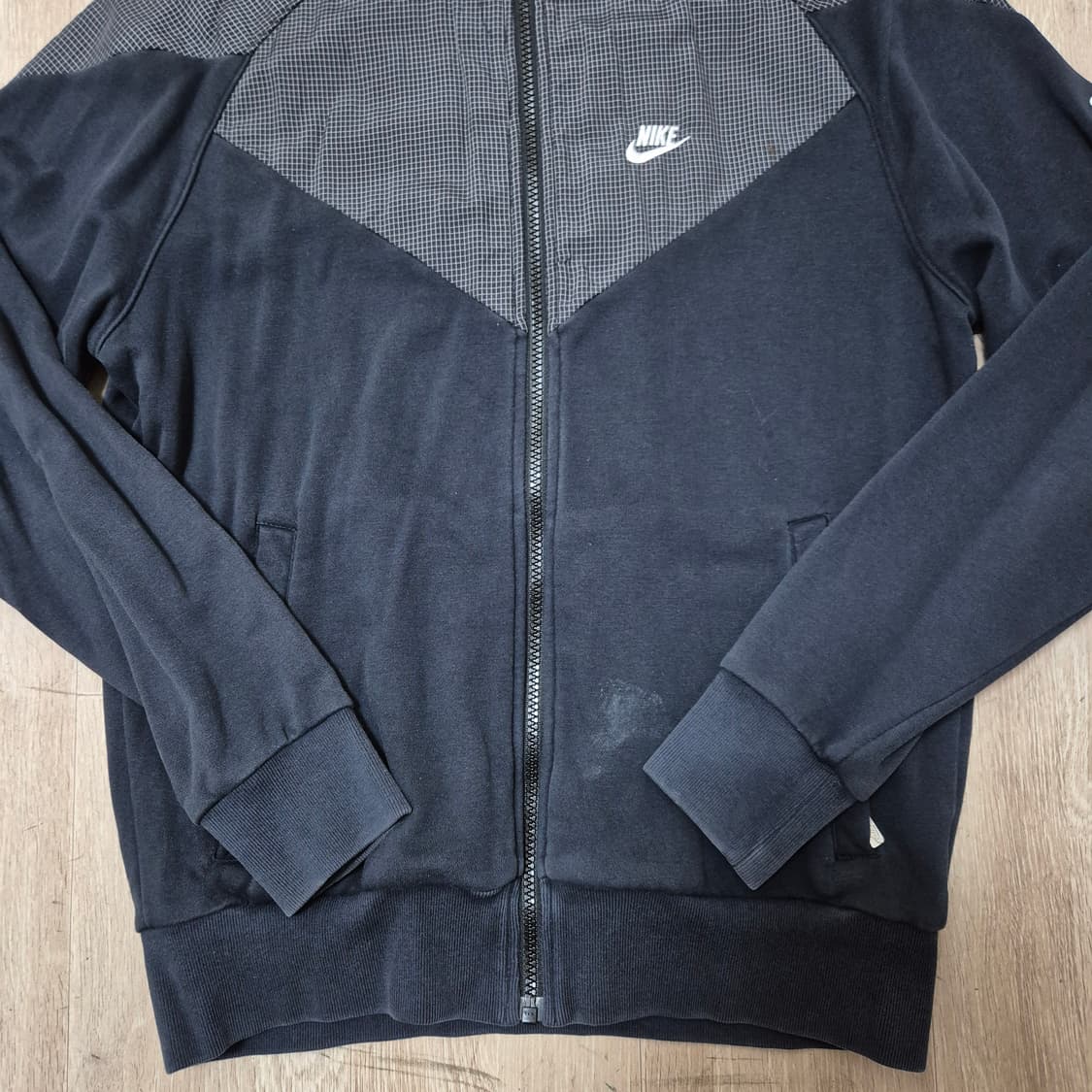 나이키 스우시 스포츠웨어 나일론 배색 후드집업 M(95) 상품이미지3